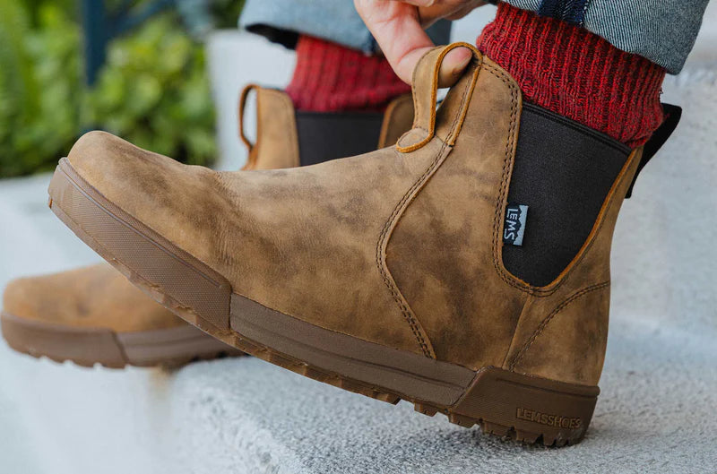 Lems Chelsea Boot Tuff Water Resist Unisex - Rustic