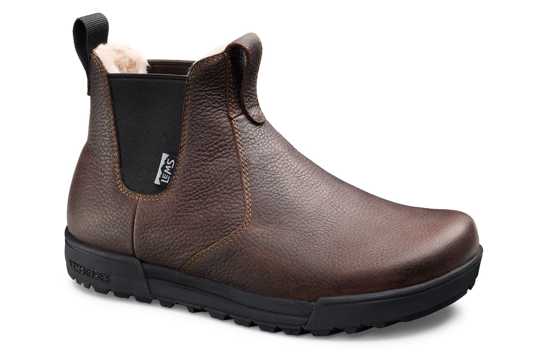 Lems Chelsea Boot Tuff Water Resistant Unisex Dark Roast