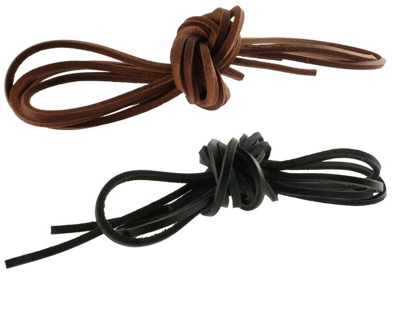 SHOE-STRING 120CM LEATHER SHOE SANDAL LACE TRIM FIT
