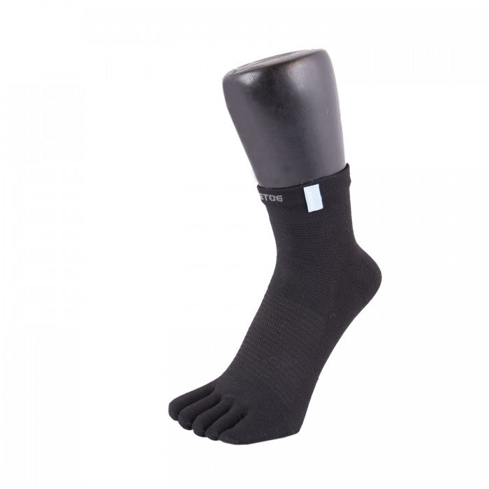 ToeToe Outdoor Sport Liner Socks OVER Ankle - Black