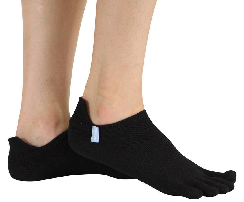 ToeToe Sport Running Socks Under Ankle - Black
